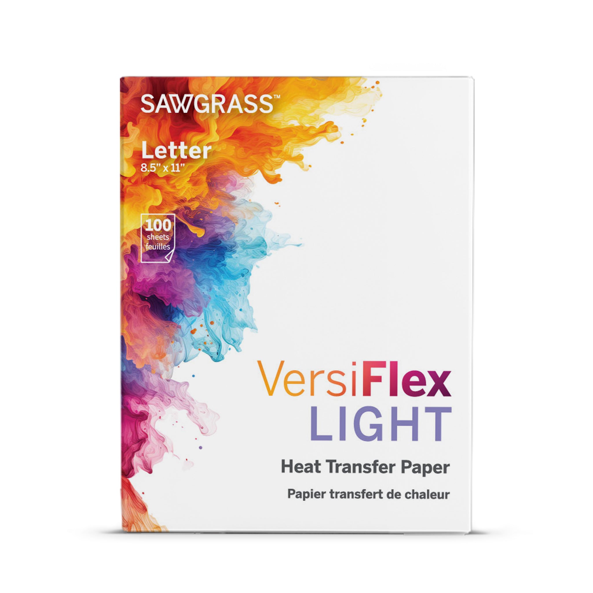 Sawgrass VersiFlex Light Transfer Paper - 100 or 50 Sheets - Joto Imaging Supplies Canada